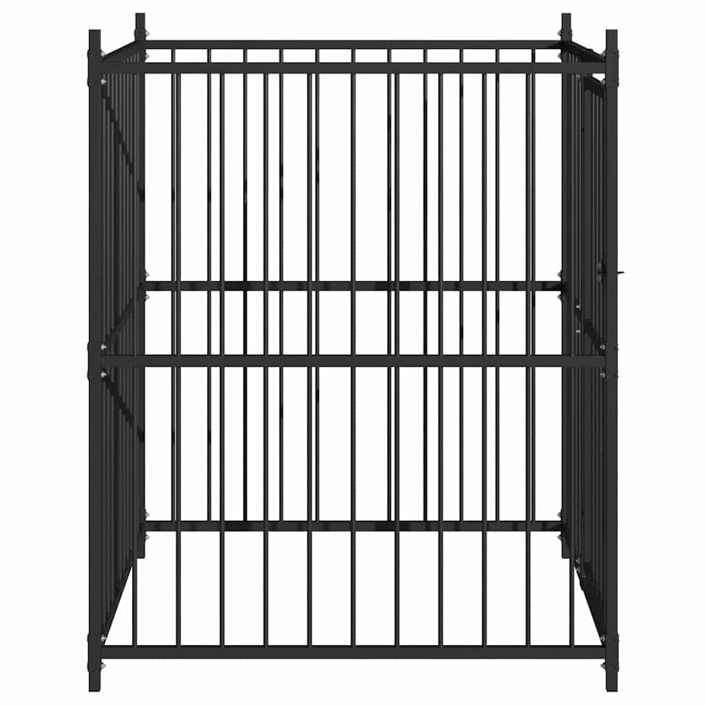 Outdoor Dog Kennel 120x120x150 cm
