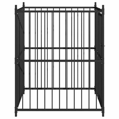 Outdoor Dog Kennel 120x120x150 cm