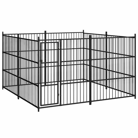 170894 vidaXL Outdoor Dog Kennel 300x300x185 cm