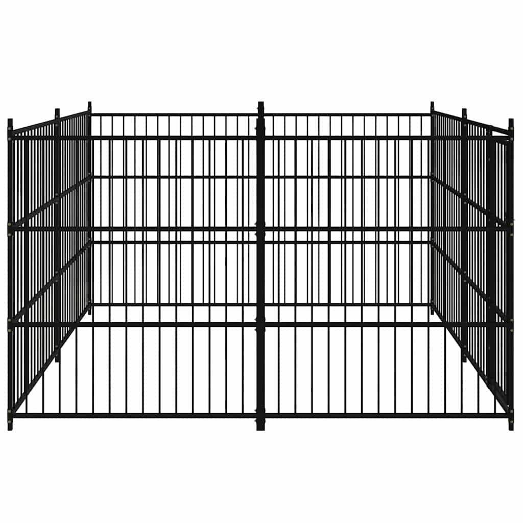 170894 vidaXL Outdoor Dog Kennel 300x300x185 cm