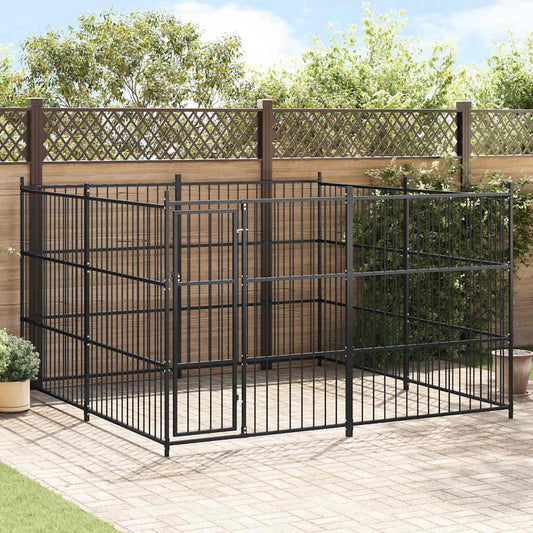 170894 vidaXL Outdoor Dog Kennel 300x300x185 cm