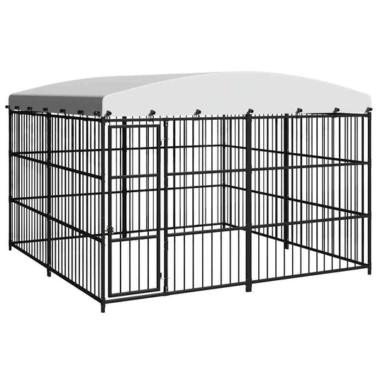 Outdoor Dog Kennel with Roof 300x300x210 cm