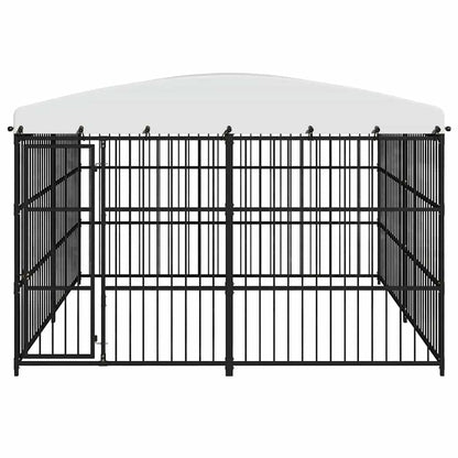 Outdoor Dog Kennel with Roof 300x300x210 cm