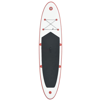 Stand Up Paddle Board Set SUP Surfboard Inflatable Red and White