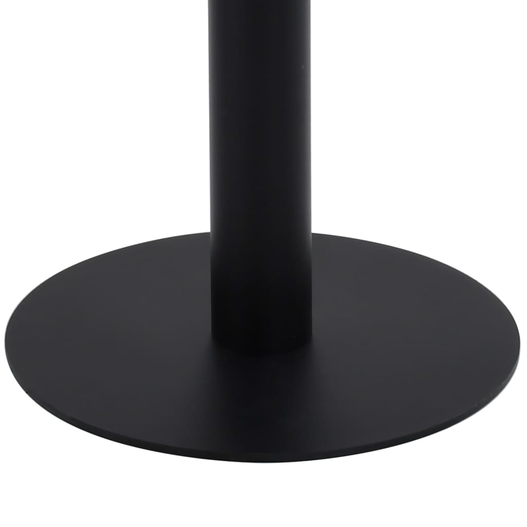 Bistro Table | Dark brown, black | MDF, steel | 50x50x75 cm
