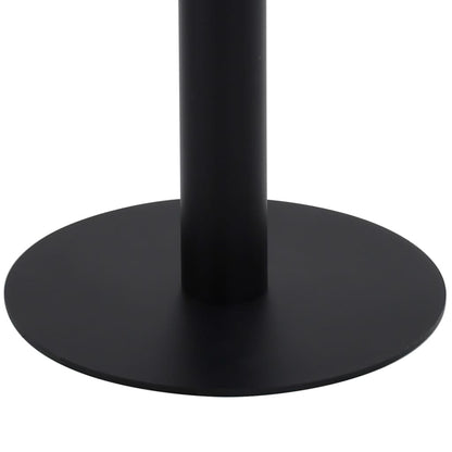 Bistro Table | Dark brown, black | MDF, steel | 50x50x75 cm
