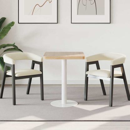 Bistro Table Light Brown 60X60 cm MDF