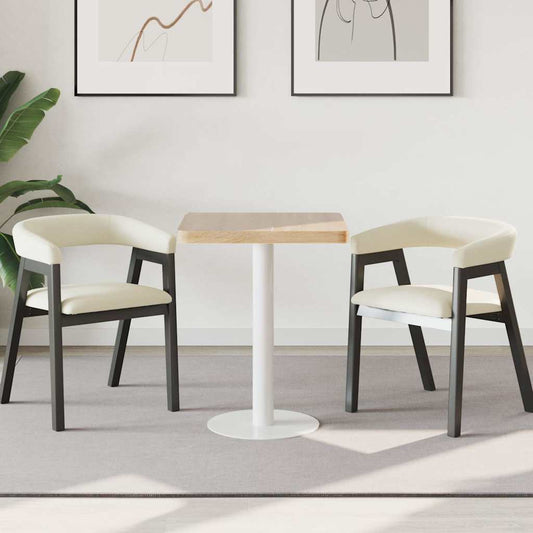 Bistro Table Light Brown 60X60 cm MDF