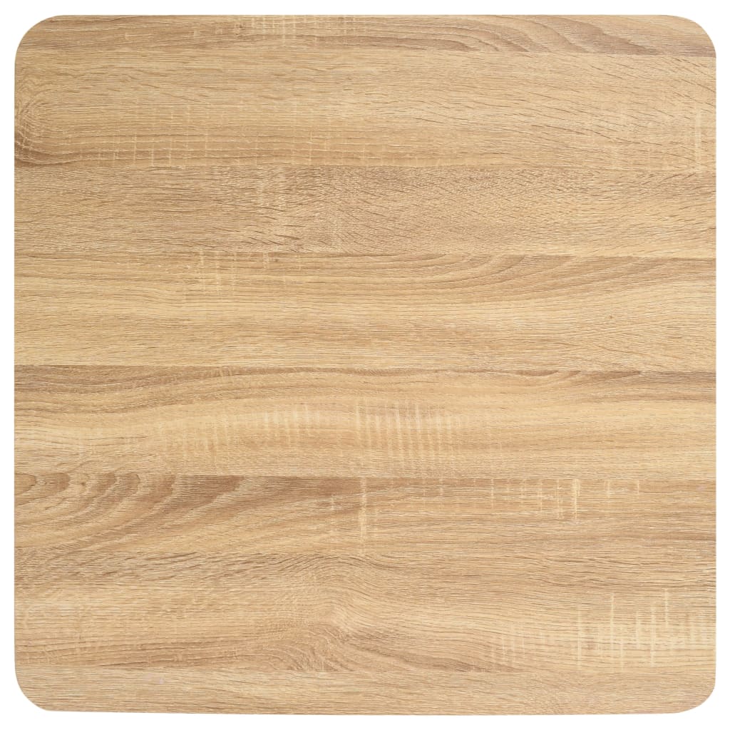 Bistro Table | Light brown and black | MDF | 60x60 cm |  Simplistic