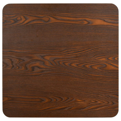 Bistro Table | Dark Brown | MDF | 60 x 60 cm |  Sleek  | Bistro Table