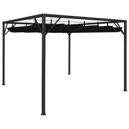 Garden Gazebo | Anthracite | Powder-coated steel, 100% polyester