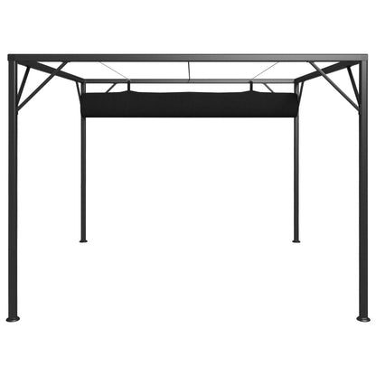 Garden Gazebo | Anthracite | Powder-coated steel, 100% polyester