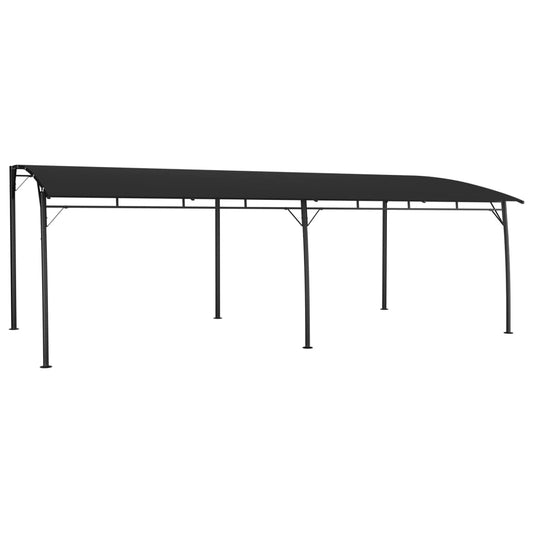 Sunshade awnings 6 x 3 x 2.55 m Anthracite Fabric and Aluminium