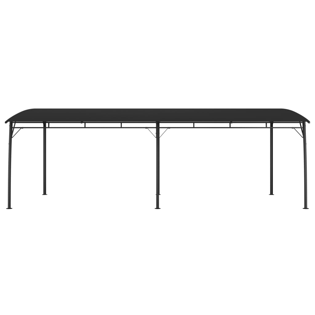 Sunshade awnings 6 x 3 x 2.55 m Anthracite Fabric and Aluminium