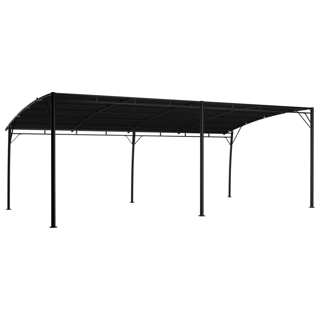 Sunshade awnings 6 x 3 x 2.55 m Anthracite Fabric and Aluminium