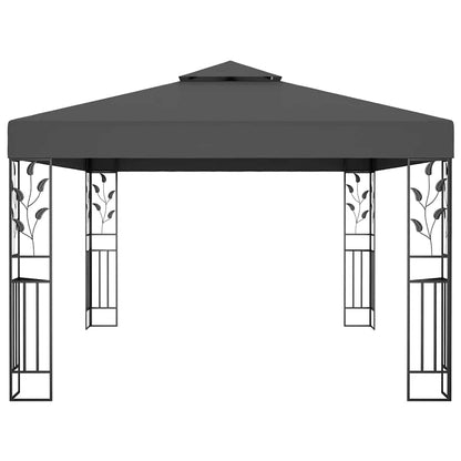 Gazebo with Double Roof 3x4m Anthracite