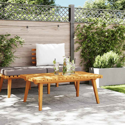 Garden Coffee Table | Golden brown | Solid acacia wood | 90x55x35 cm