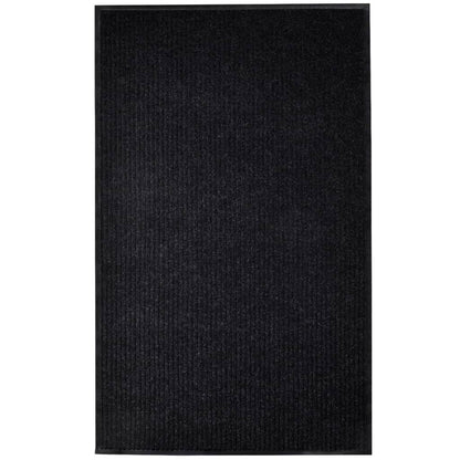 Door Mat Black 117x220 cm PVC