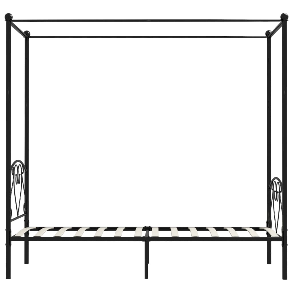 Bed Frame | Black | Metal | Double | Durable | Bed Frame | Rectangular