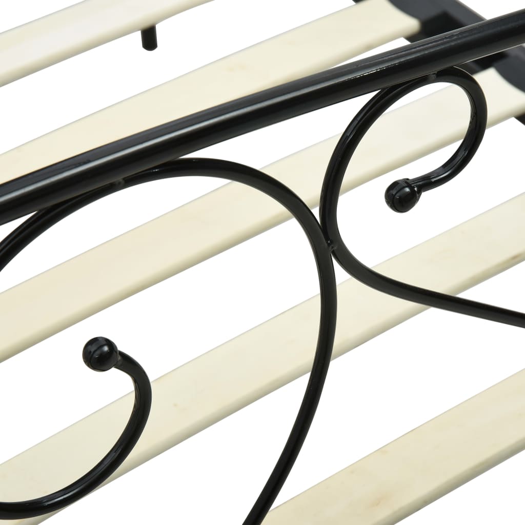 Bed Frame | Black | Metal | Double | Durable | Bed Frame | Rectangular