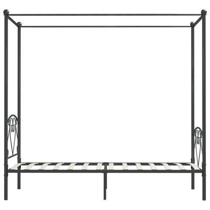 Bed Frame | Grey | Metal | Single | Durable | Bed Frame | Rectangular
