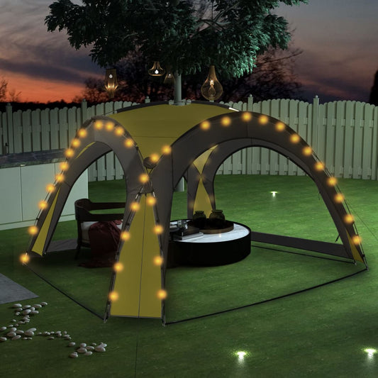 Party Tent | Green | Fiberglass frame | Large | UV-resistant materials