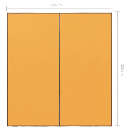 Outdoor Tarp 3x2.85 m Yellow