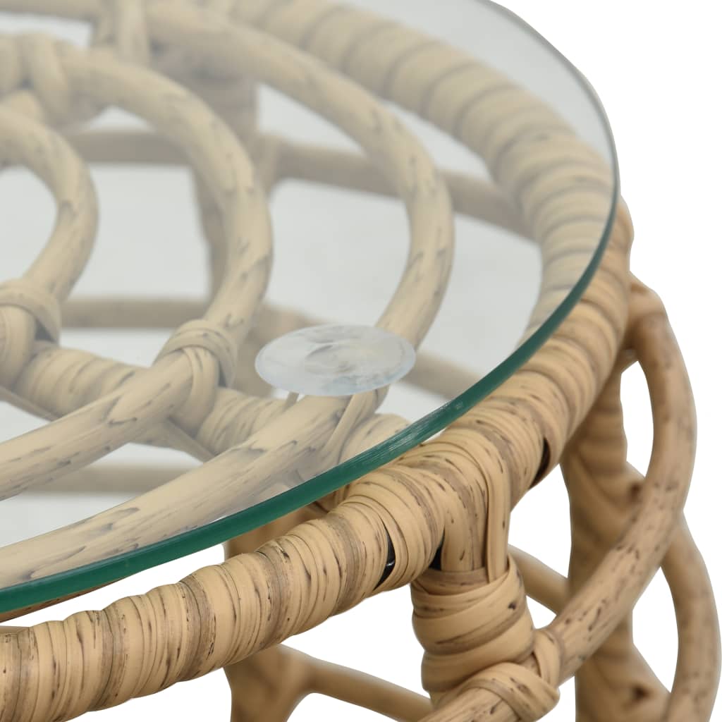Bistro Set | Oak, Black, Transparent