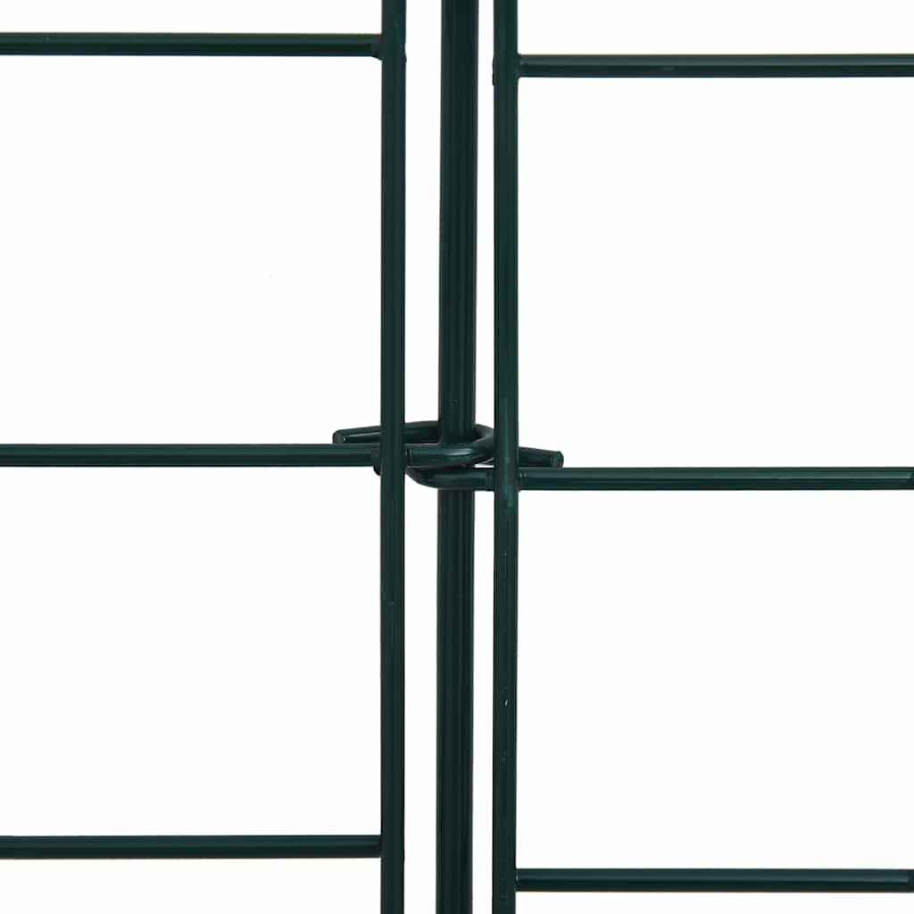 146103 vidaXL Arched Garden Fence Set 77,5x78,5 cm Green