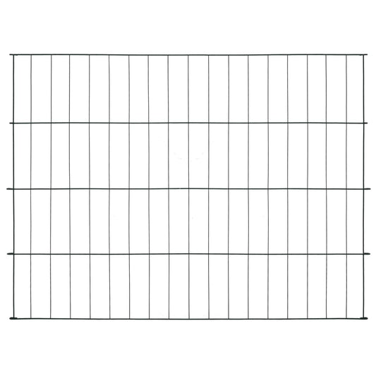 146105 vidaXL Garden Fence Set 115x79 cm Green