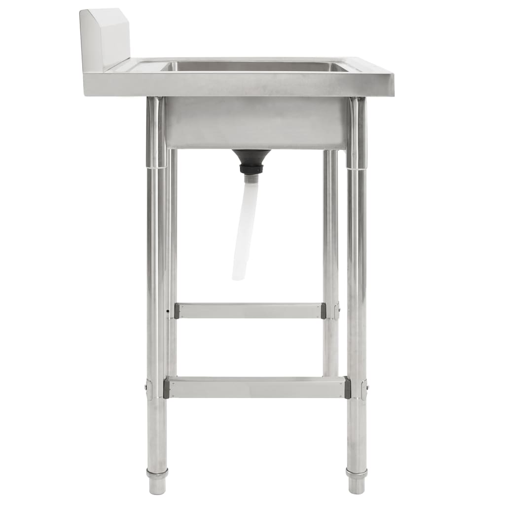 Kitchen Sink Single Basin Stainless Steel