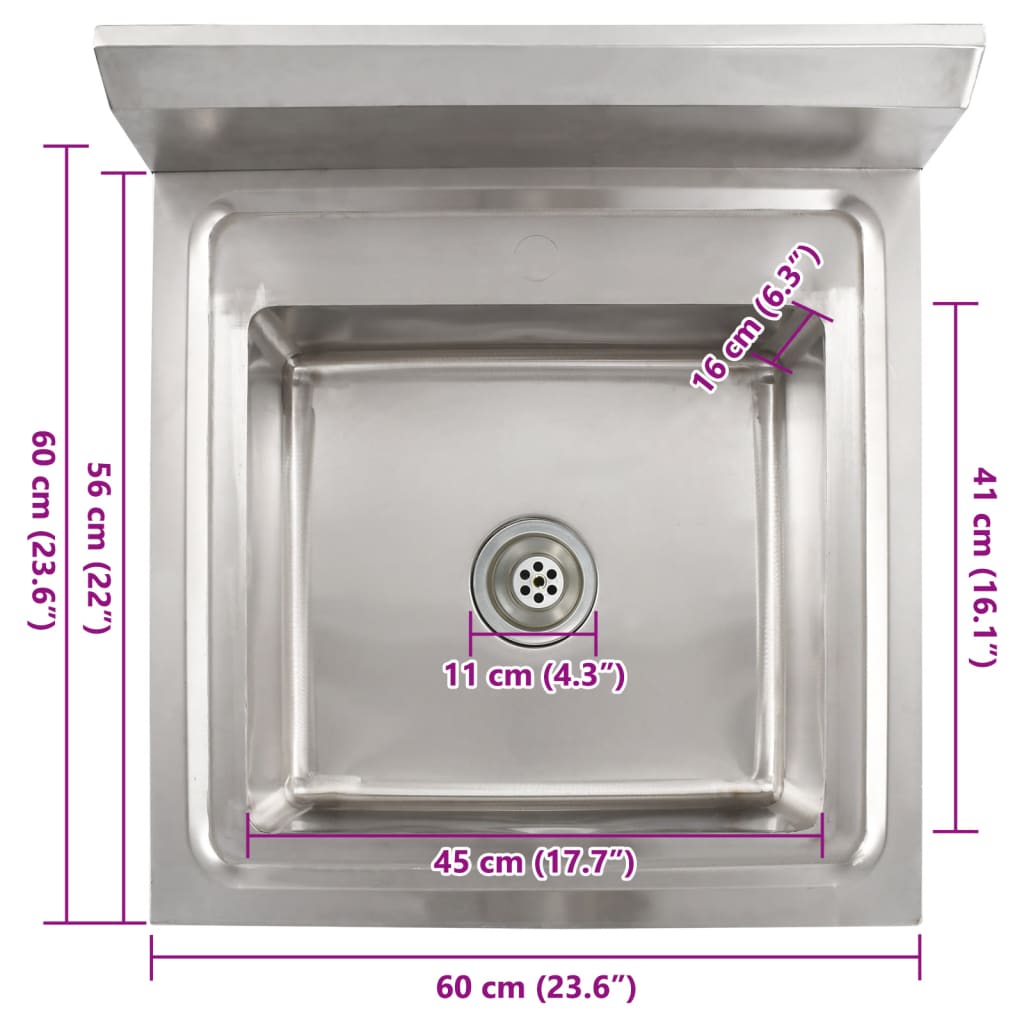 Kitchen Sink Single Basin Stainless Steel