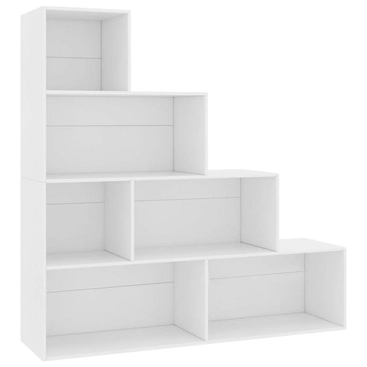 800657 vidaXL Book Cabinet/Room Divider White 155x24x160 cm Engineered Wood