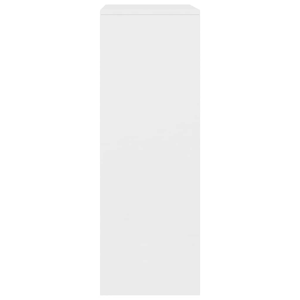 800666 vidaXL Sideboard with 6 Drawers White 50x34x96 cm Engineered Wood