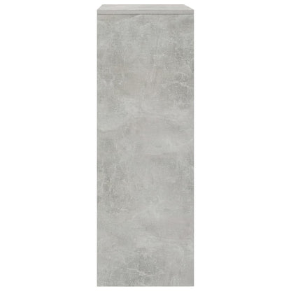 Sideboard with 6 Drawers Concrete Grey 50x34x96 cm Engineered Wood
