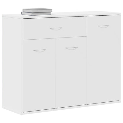 Sideboard White 88x30x70 cm Engineered Wood