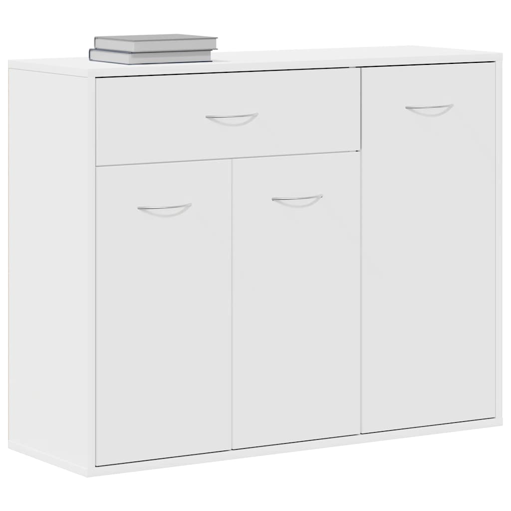 800675 vidaXL Sideboard White 88x30x70 cm Engineered Wood