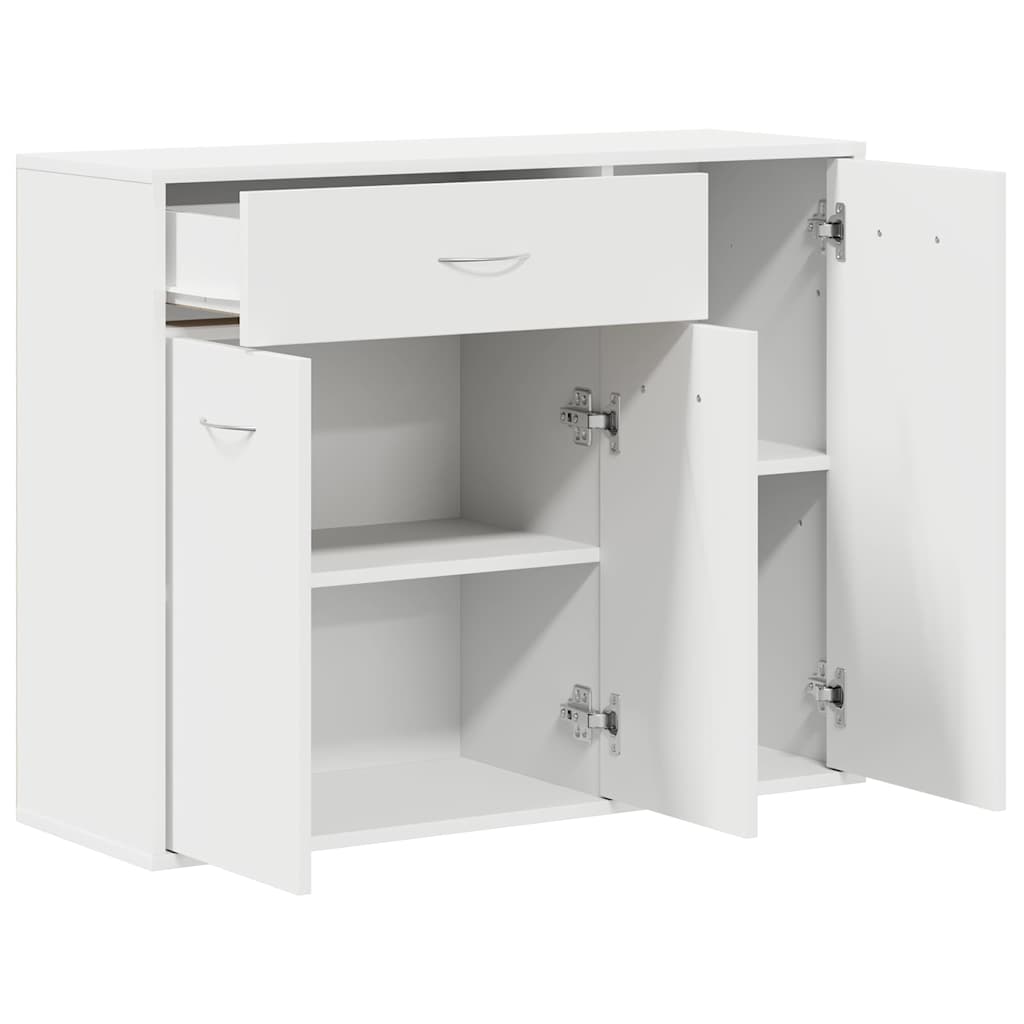 800675 vidaXL Sideboard White 88x30x70 cm Engineered Wood