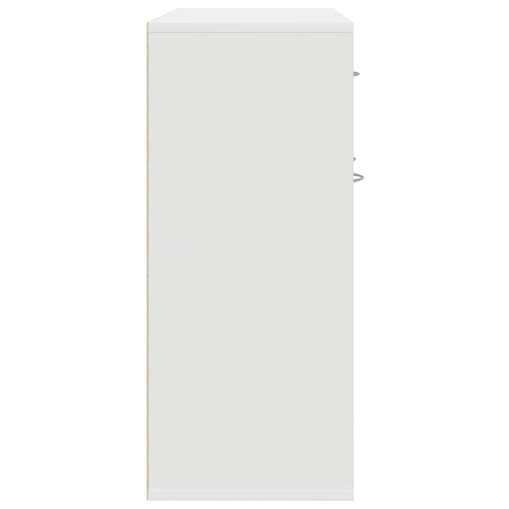 800675 vidaXL Sideboard White 88x30x70 cm Engineered Wood