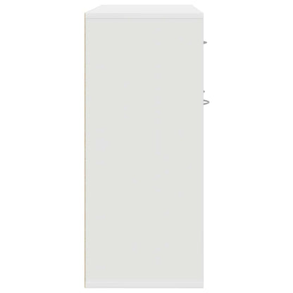 800675 vidaXL Sideboard White 88x30x70 cm Engineered Wood