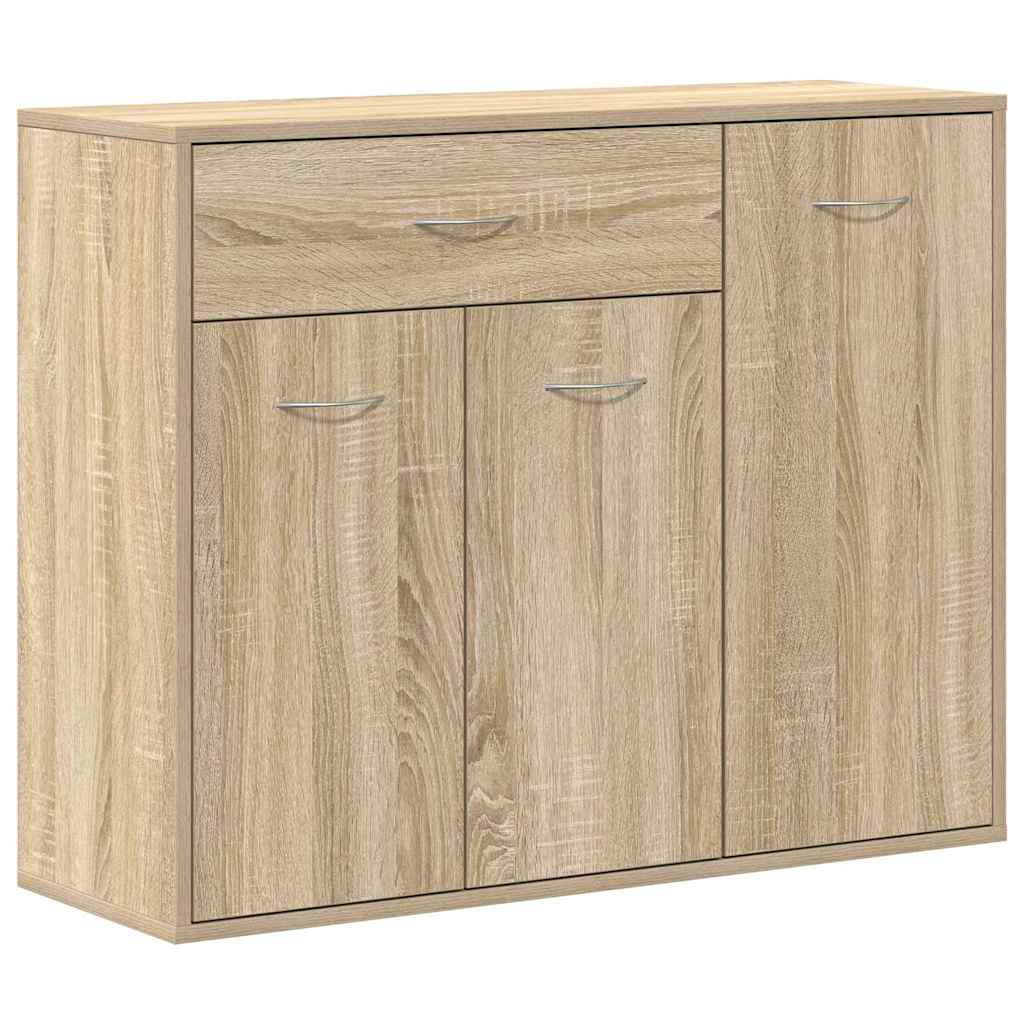 800678 vidaXL Sideboard Sonoma Oak 88x30x70 cm Engineered Wood