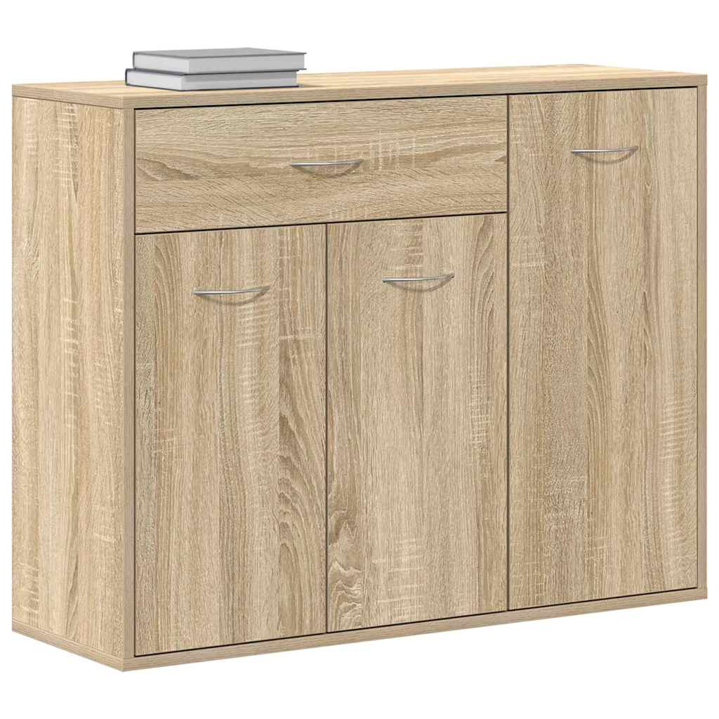 800678 vidaXL Sideboard Sonoma Oak 88x30x70 cm Engineered Wood