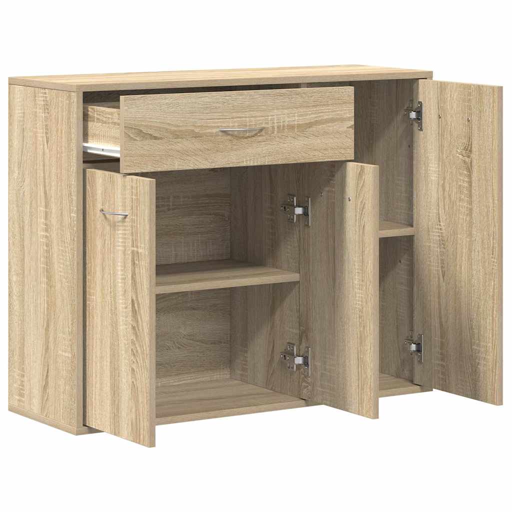 800678 vidaXL Sideboard Sonoma Oak 88x30x70 cm Engineered Wood