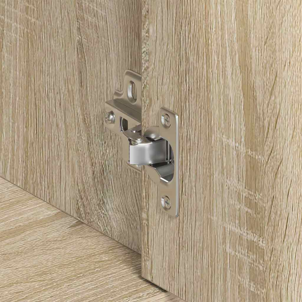 800678 vidaXL Sideboard Sonoma Oak 88x30x70 cm Engineered Wood