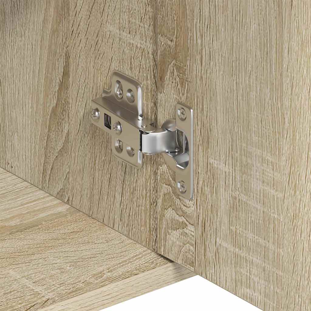 800678 vidaXL Sideboard Sonoma Oak 88x30x70 cm Engineered Wood