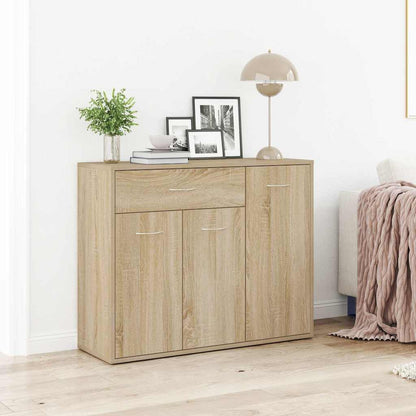 800678 vidaXL Sideboard Sonoma Oak 88x30x70 cm Engineered Wood