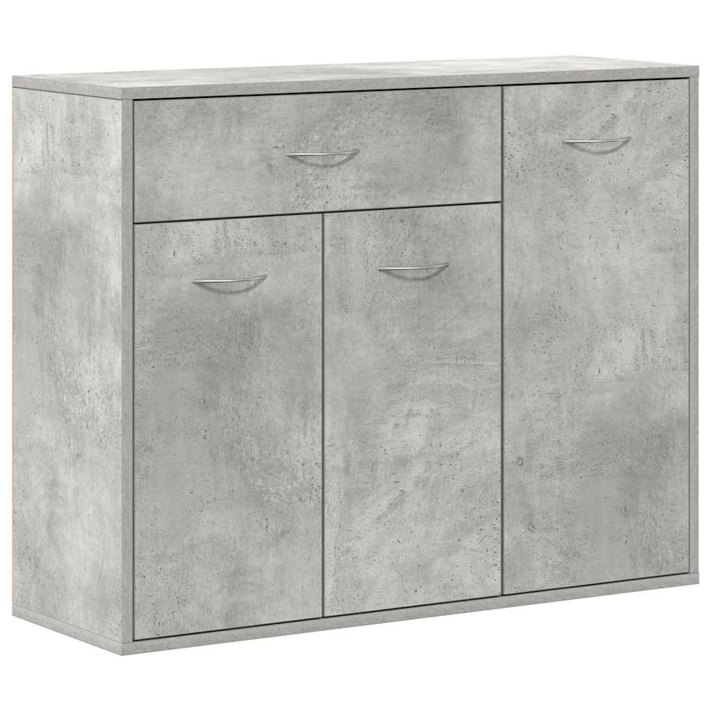 800679 vidaXL Sideboard Concrete Grey 88x30x70 cm Engineered Wood