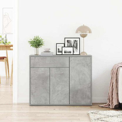 800679 vidaXL Sideboard Concrete Grey 88x30x70 cm Engineered Wood