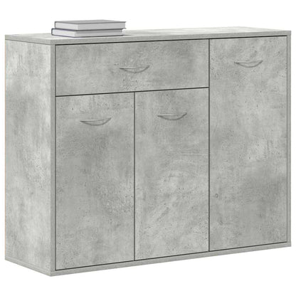 800679 vidaXL Sideboard Concrete Grey 88x30x70 cm Engineered Wood