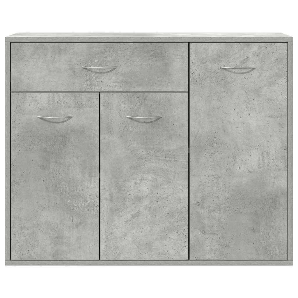 800679 vidaXL Sideboard Concrete Grey 88x30x70 cm Engineered Wood